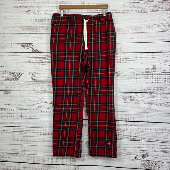 Lands' End Other - Lands End Red Plaid Flannel Pajama Pants